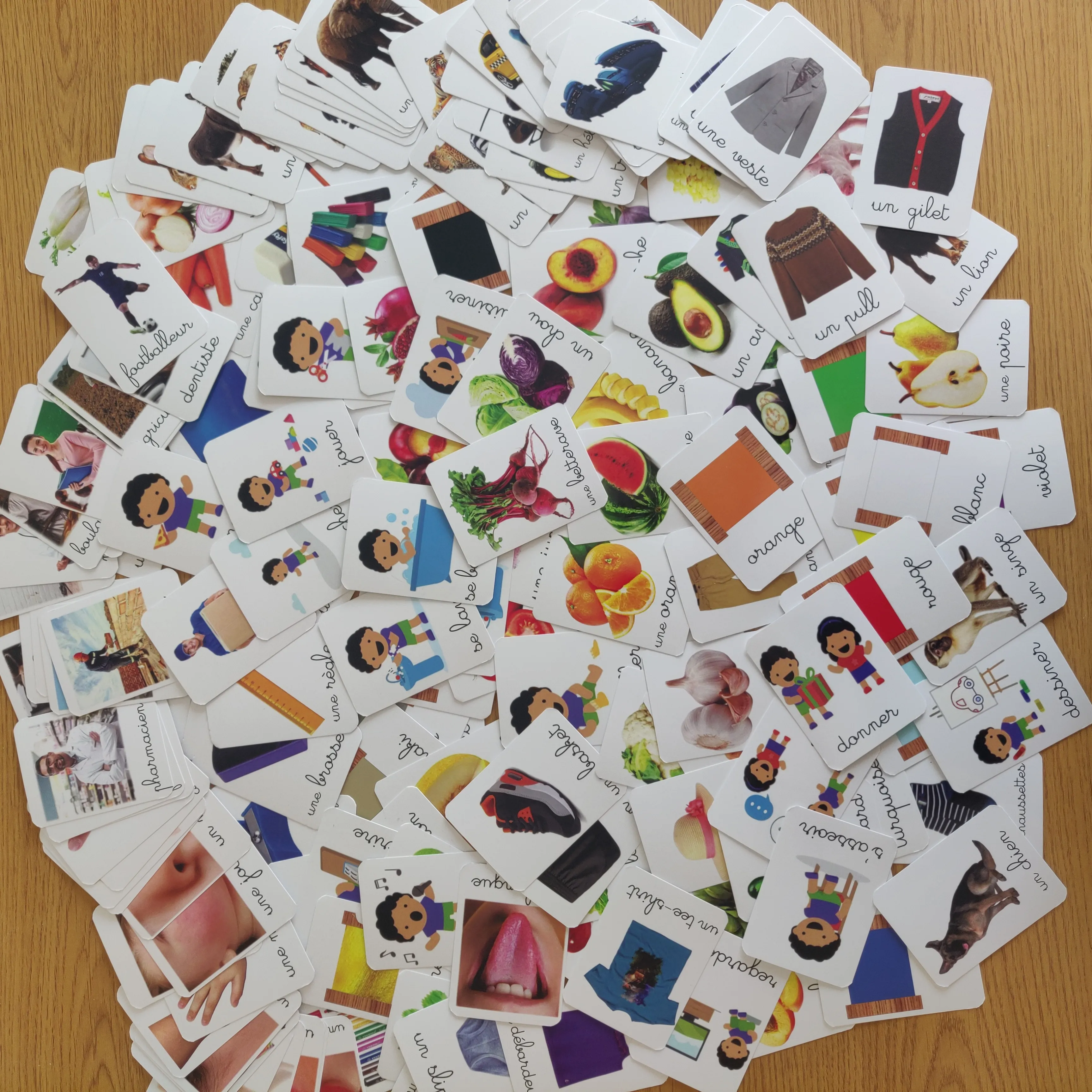 Pack de 200 cartes de nomenclature
