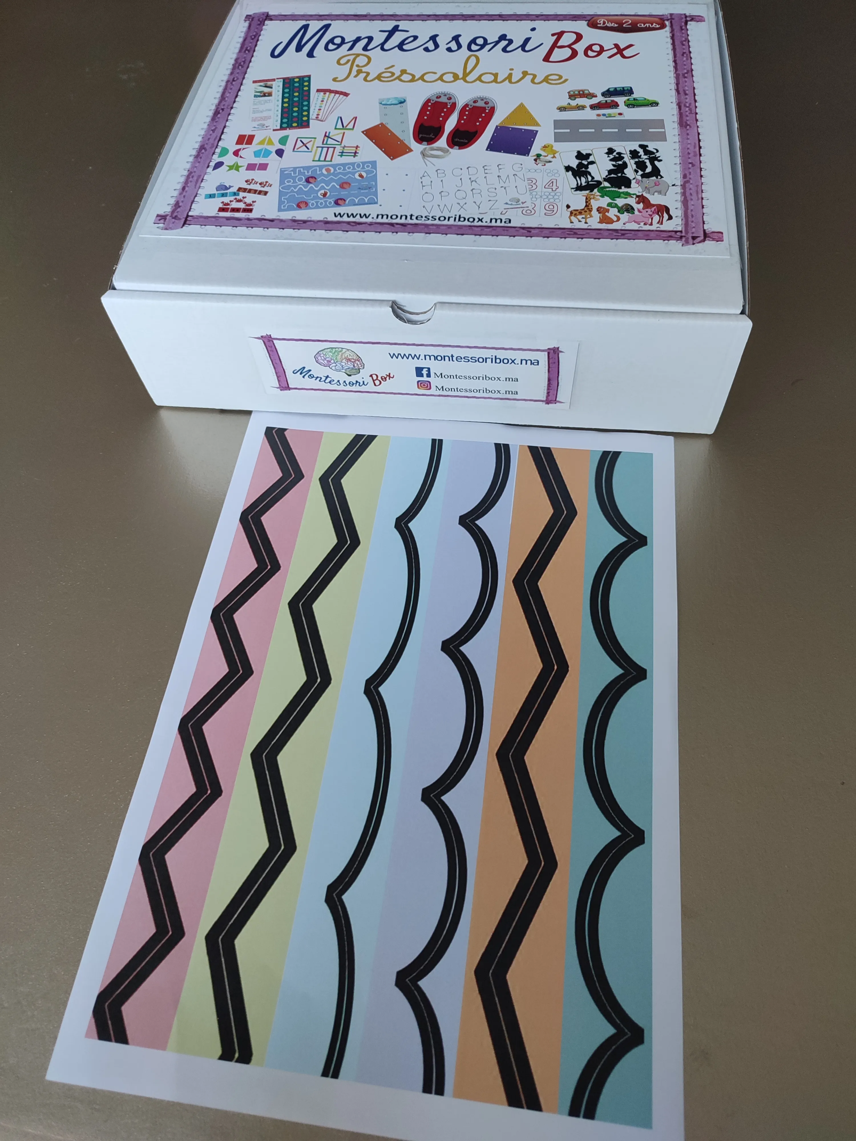Montessori box préscolaire