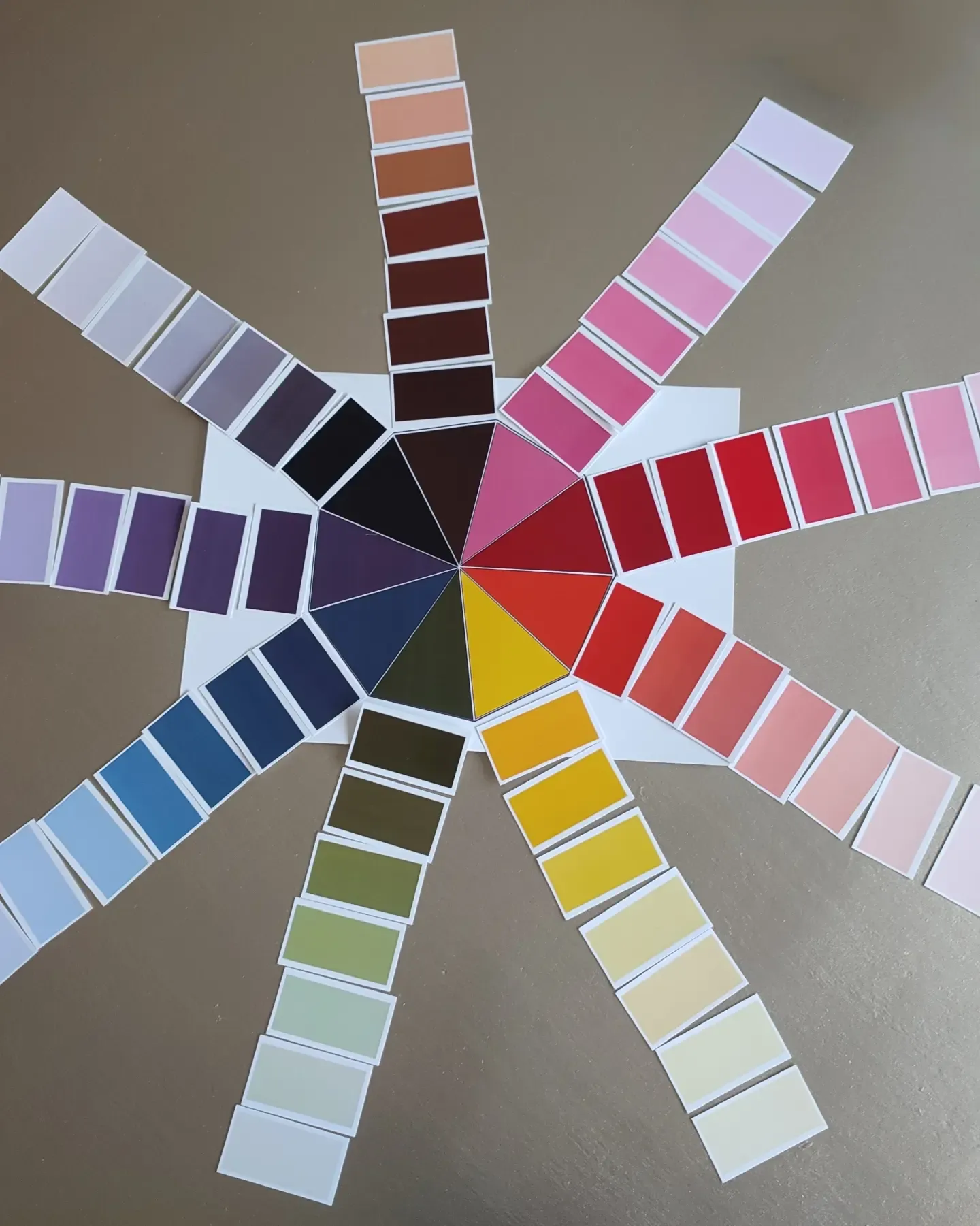 Les nuances des couleurs