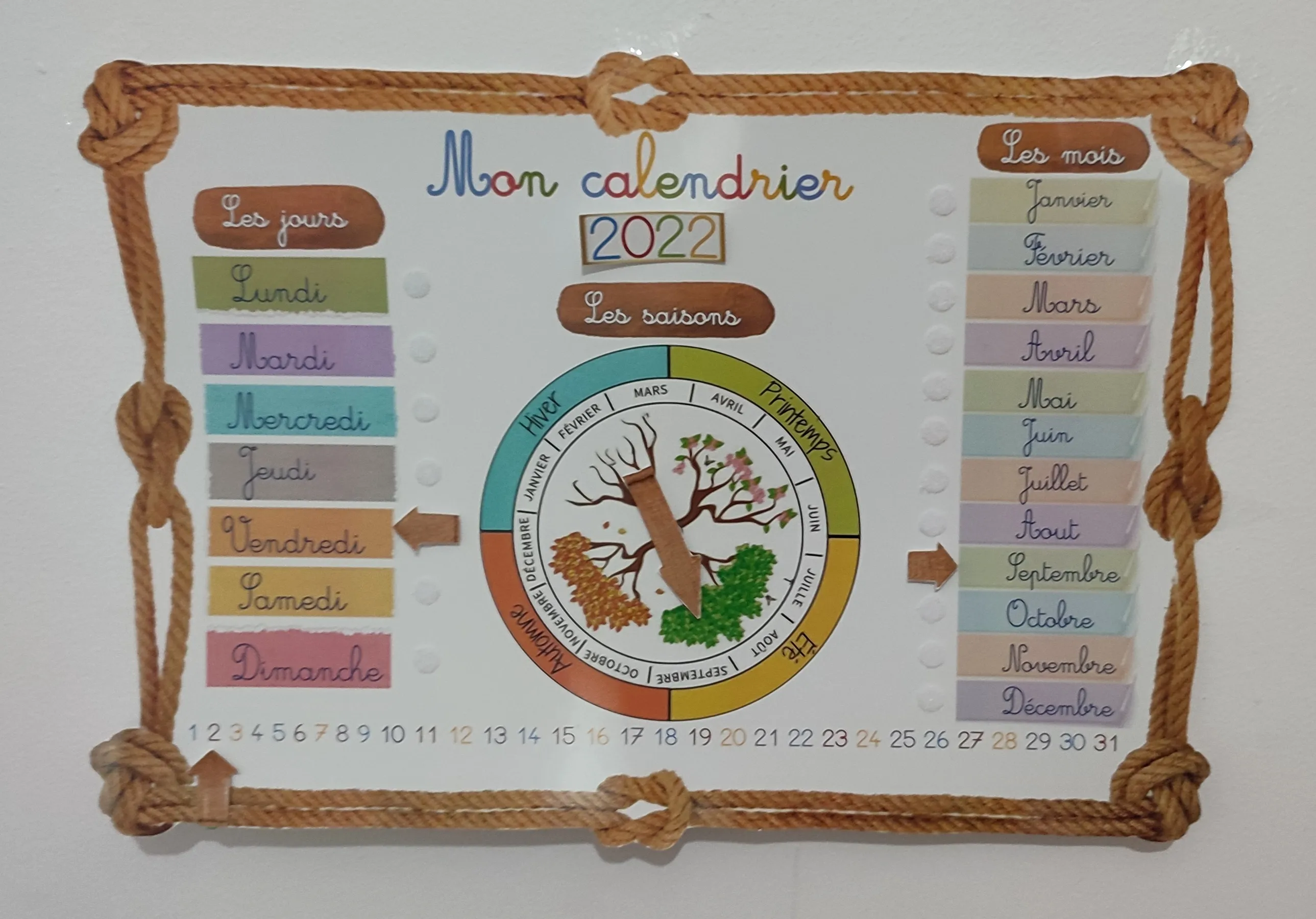 mon premier calendrier