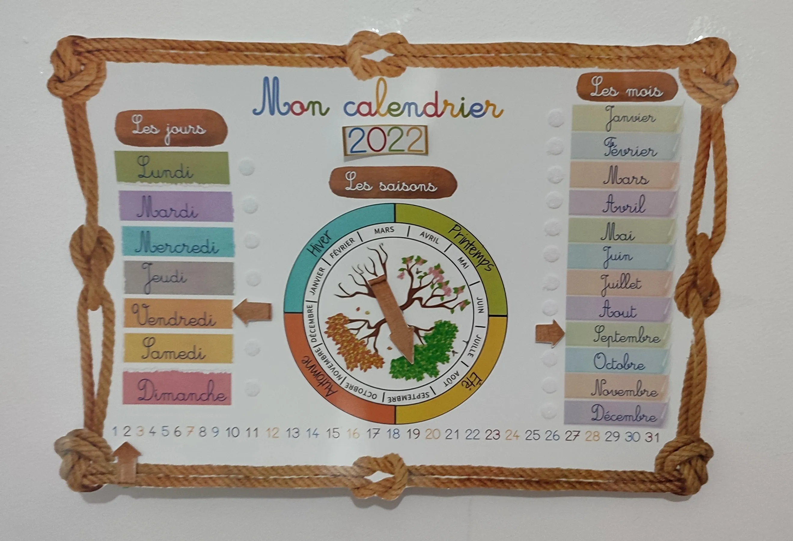 mon premier calendrier