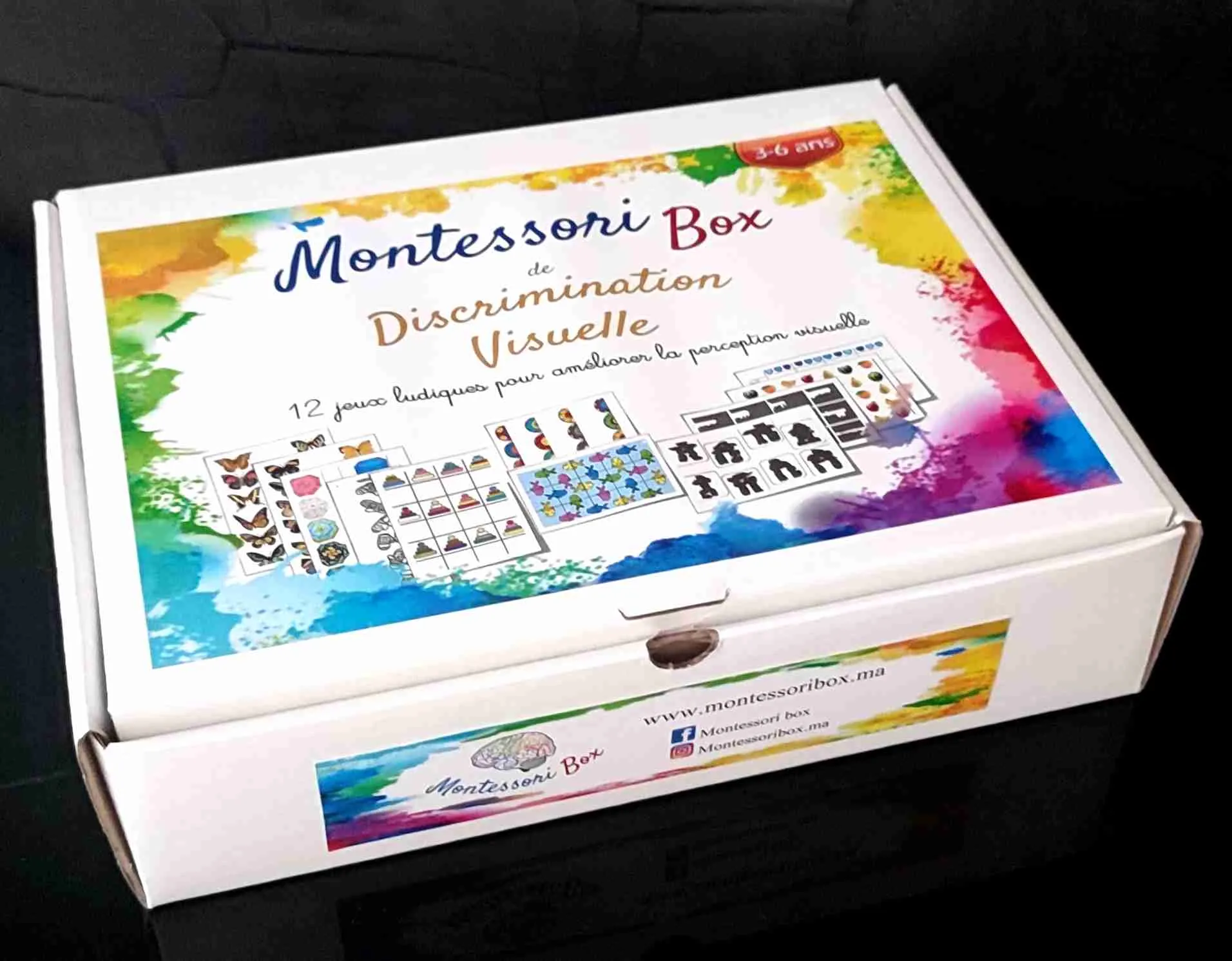 Montessori box de discrimination visuelle 