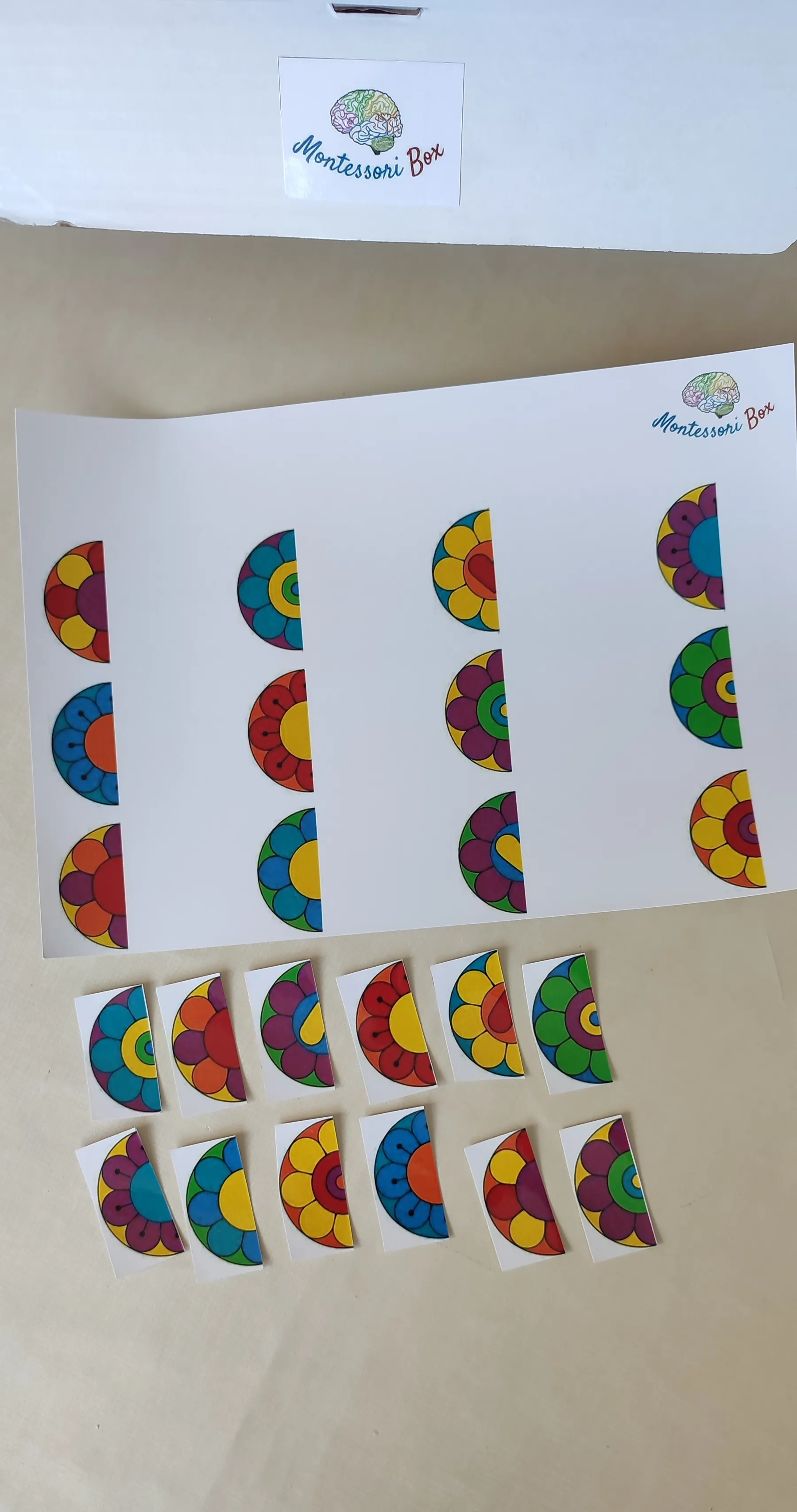 Montessori box de discrimination visuelle 