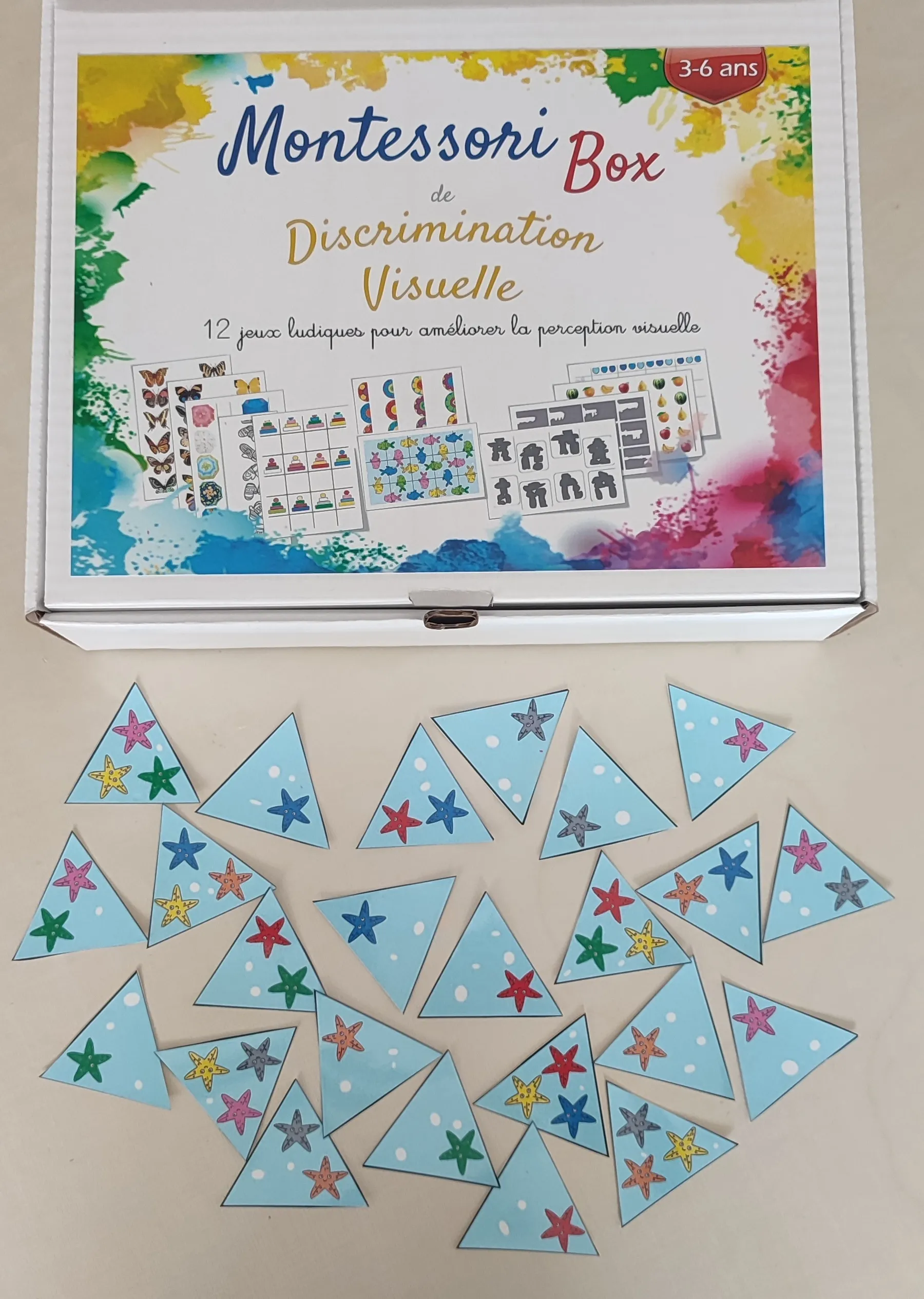 Montessori box de discrimination visuelle 