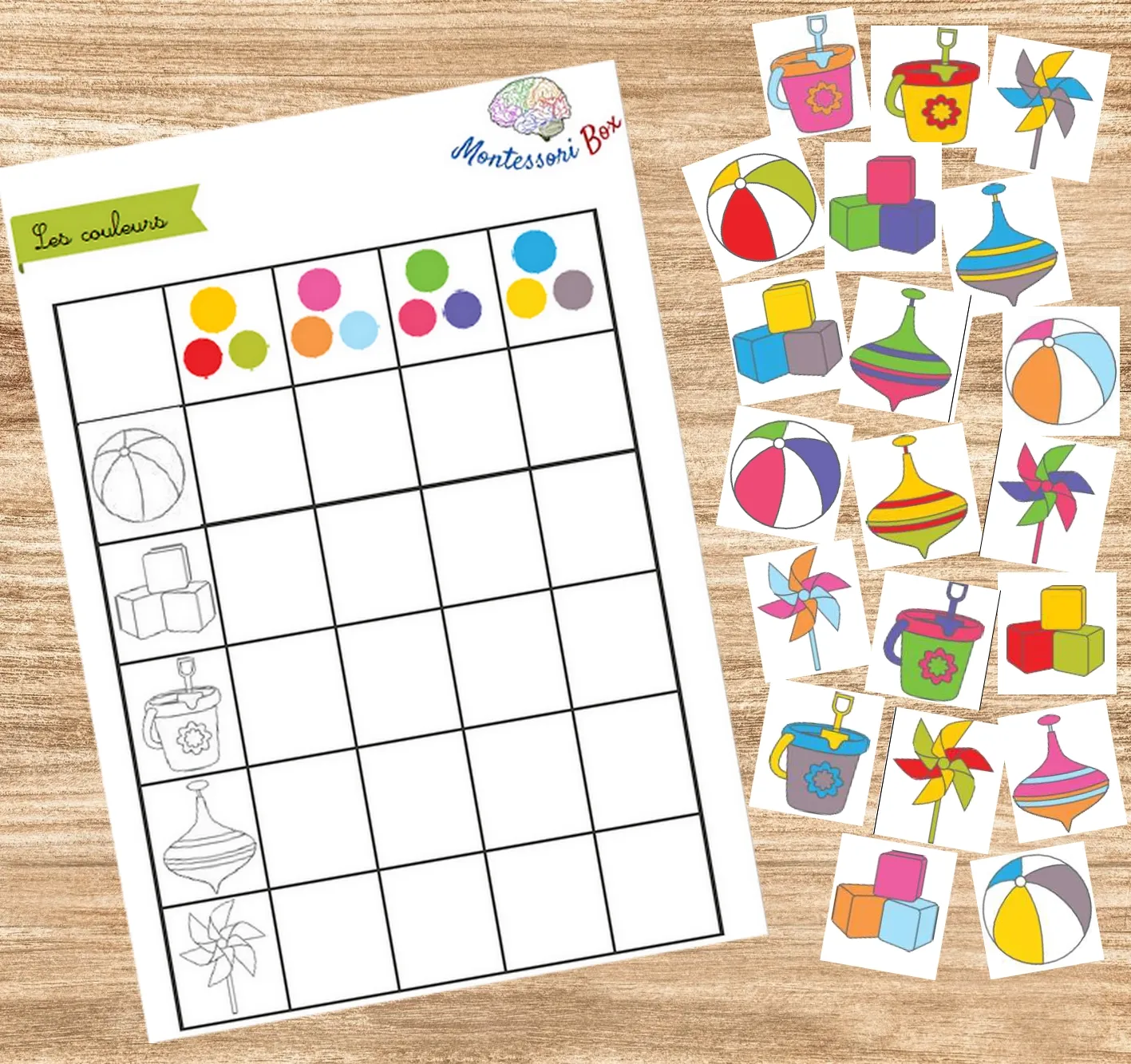 Montessori box de logique 3-6 ans  