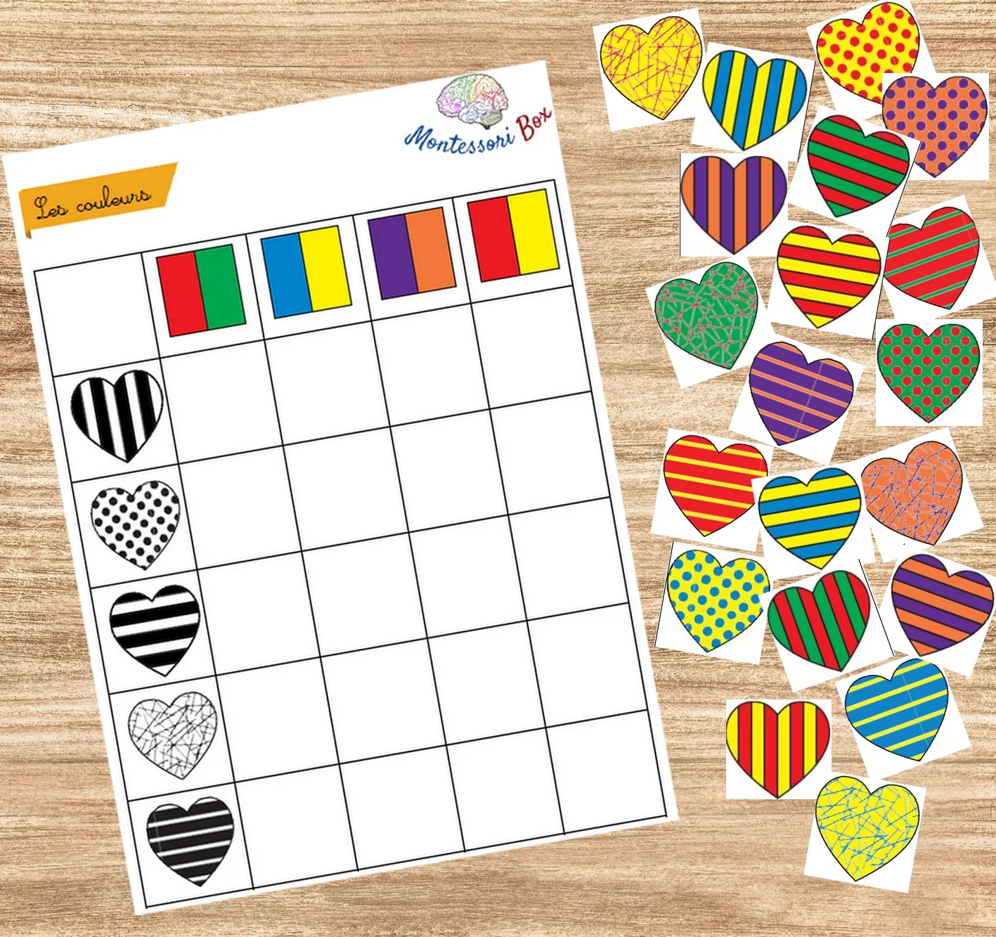 Montessori box de logique 3-6 ans  