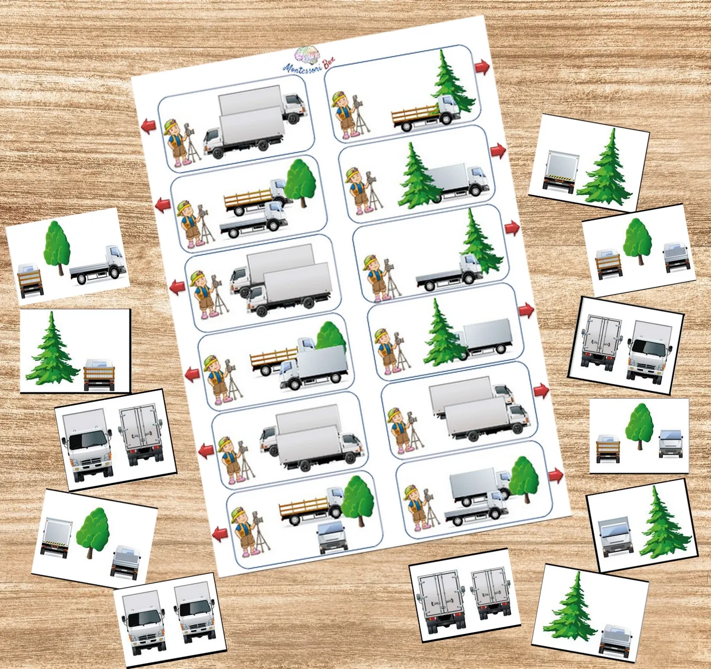 Montessori box de logique 3-6 ans  