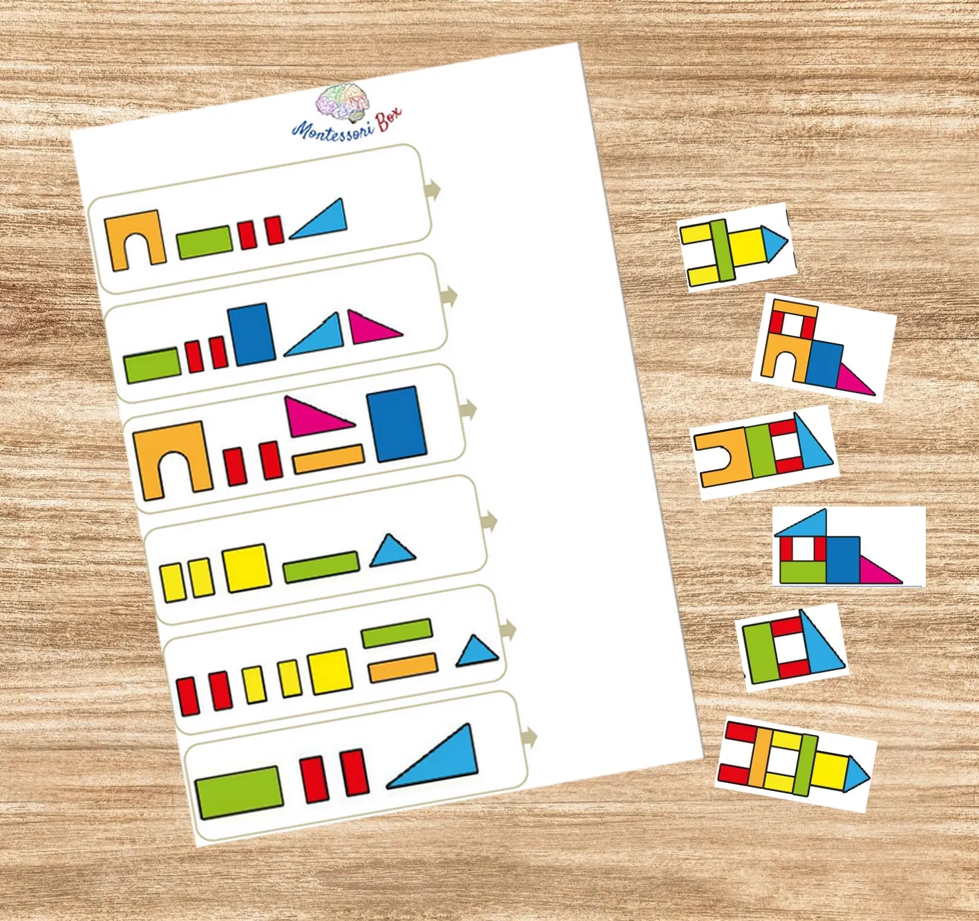 Montessori box de logique 3-6 ans  