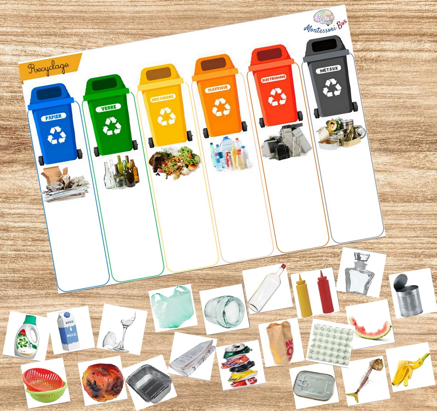 Montessori box de logique 3-6 ans  