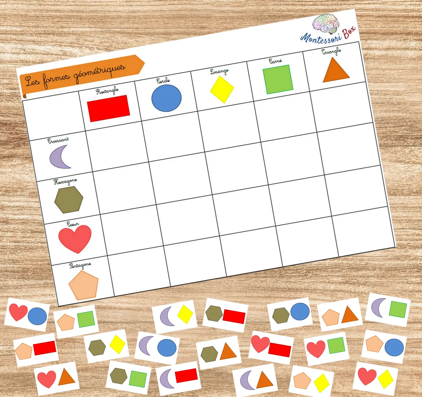 Montessori box de logique 3-6 ans  