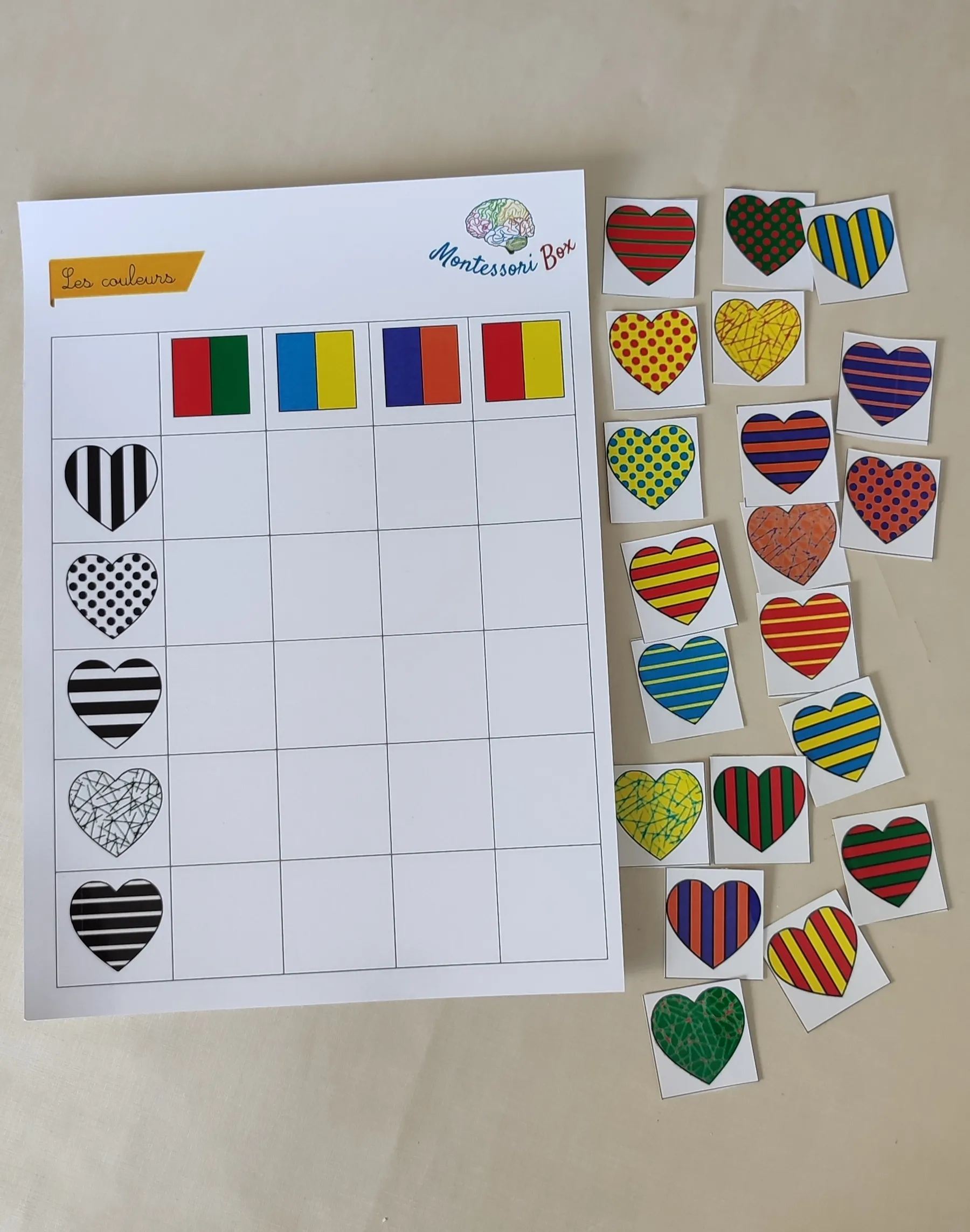 Montessori box de logique 3-6 ans  