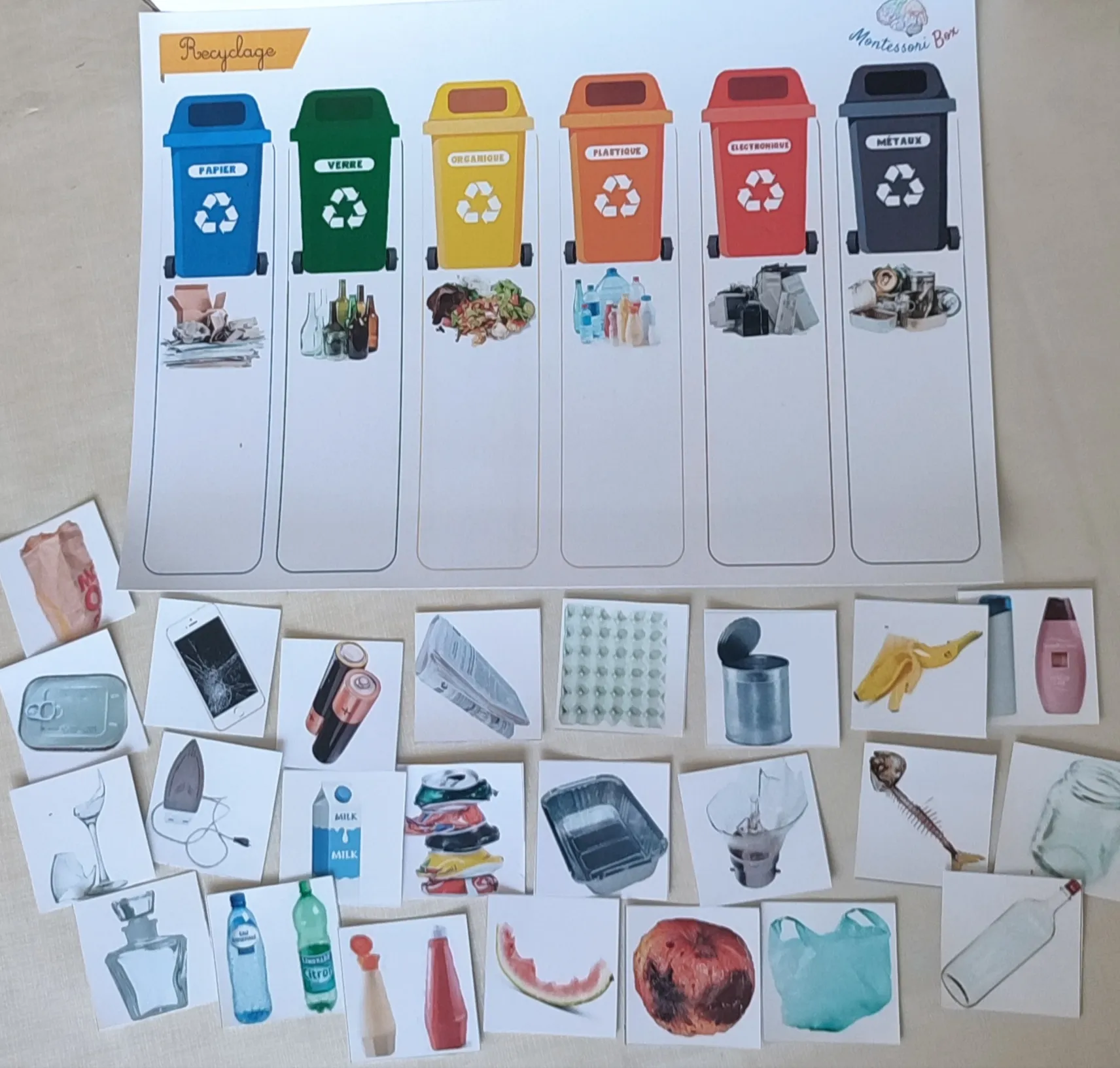 Montessori box de logique 3-6 ans  