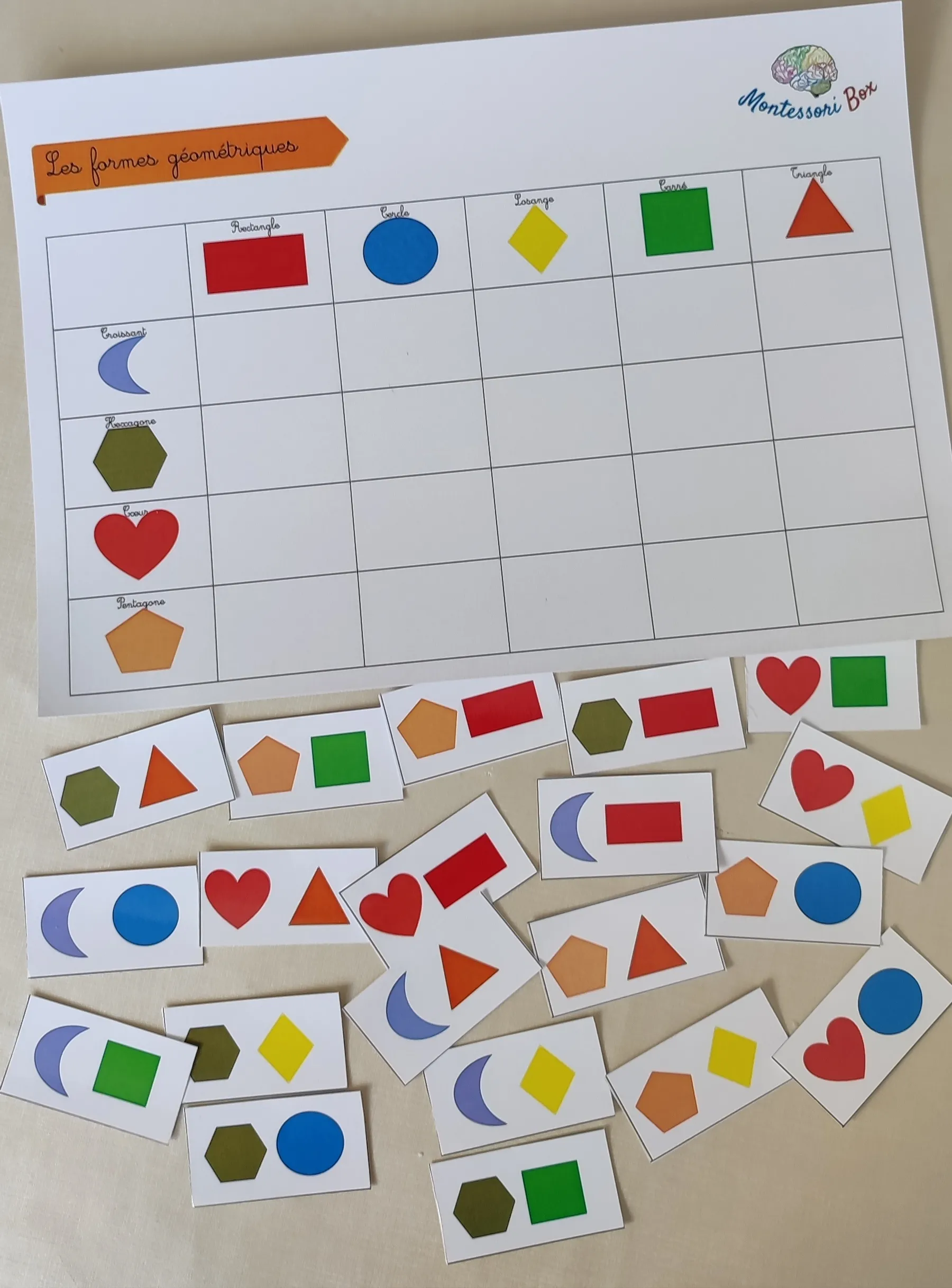 Montessori box de logique 3-6 ans  