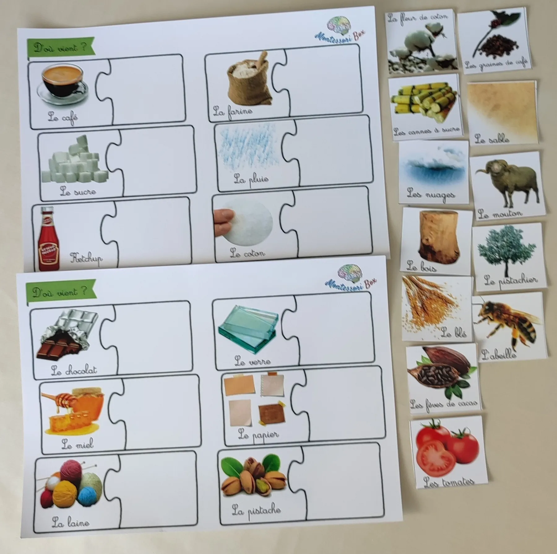 Montessori box de logique 3-6 ans  