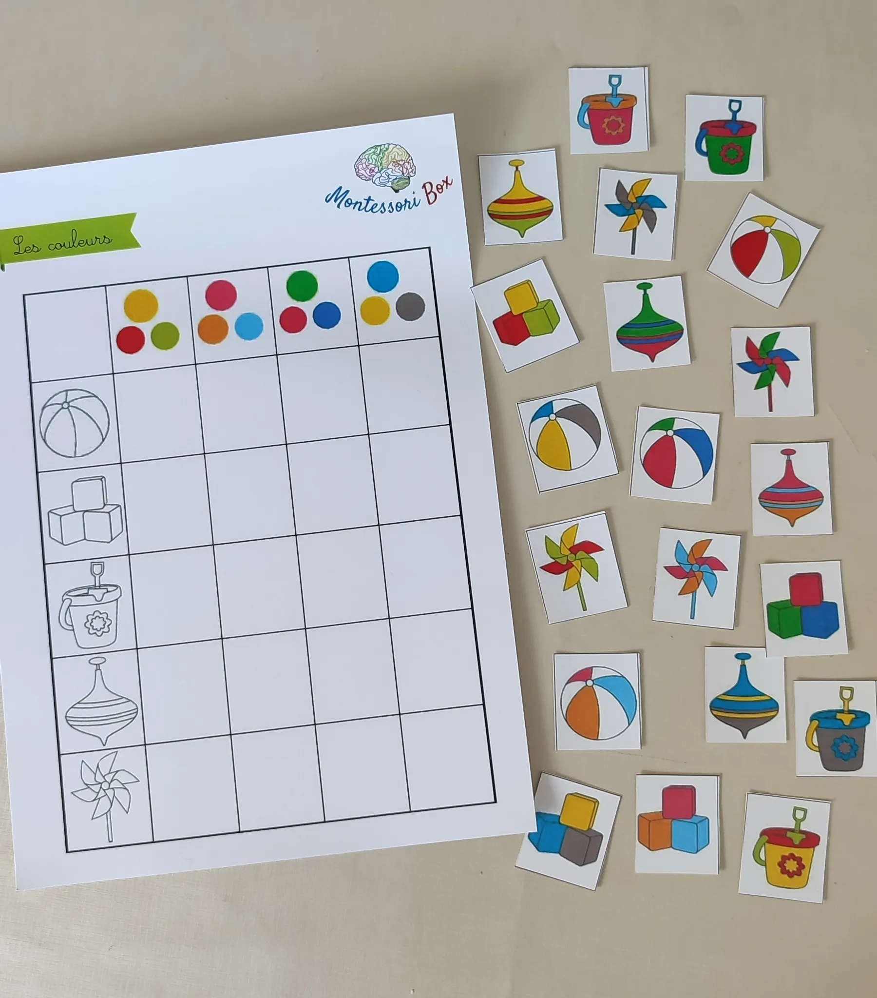 Montessori box de logique 3-6 ans  