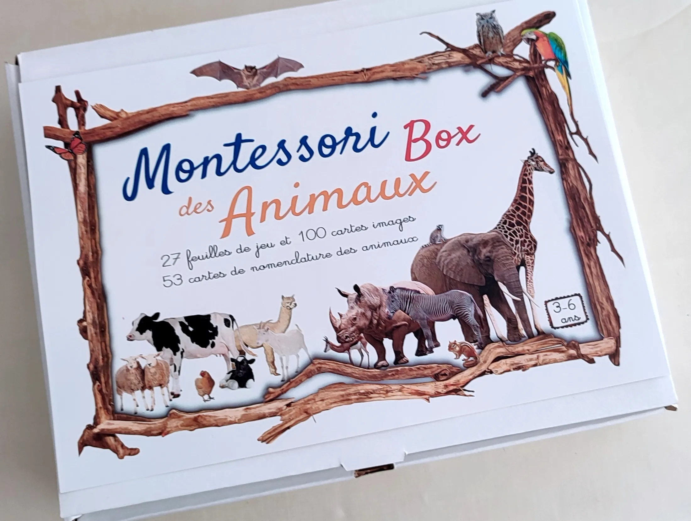 Montessori box des animaux  3-6 ans 
