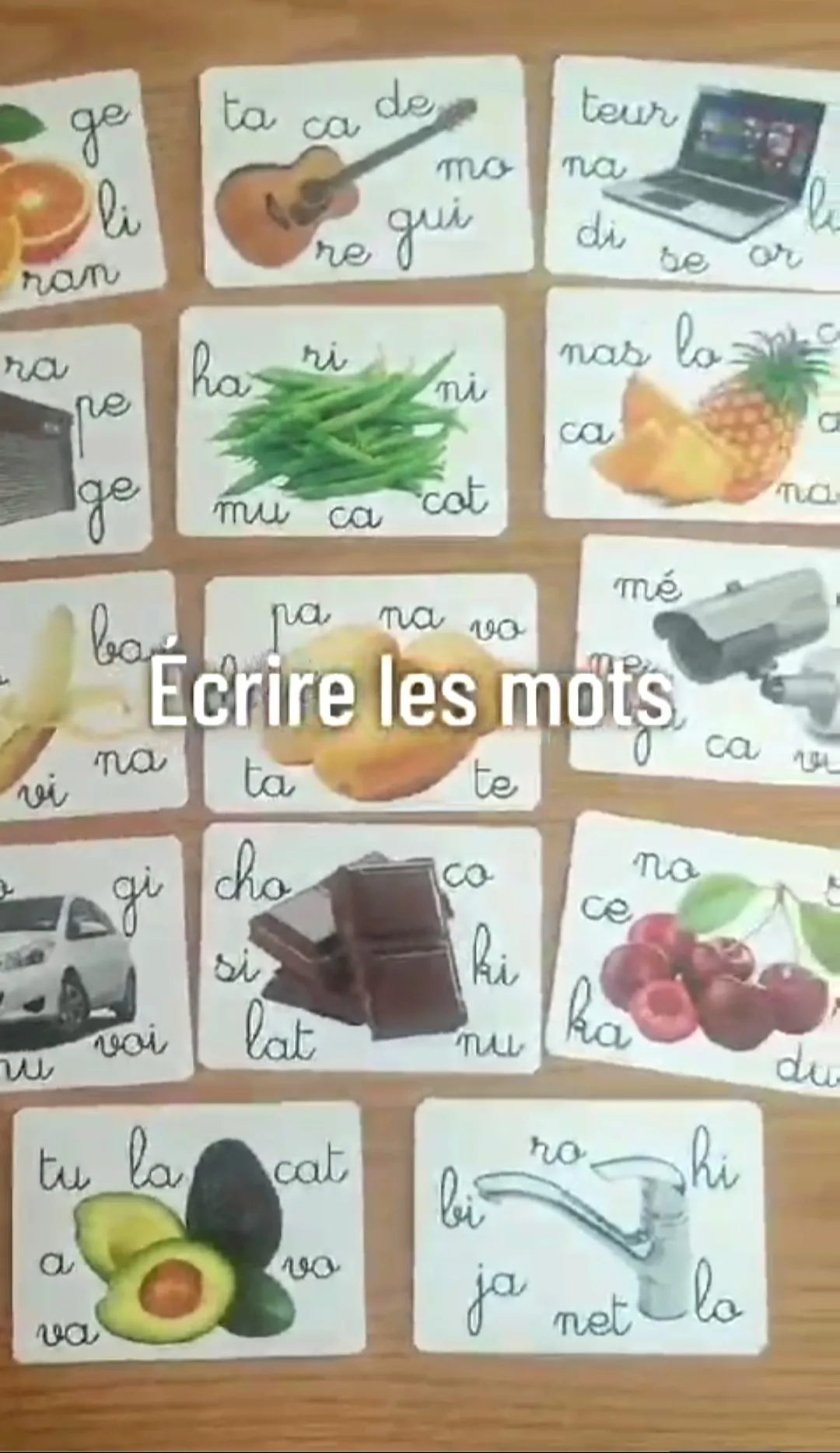 Pack des syllabes