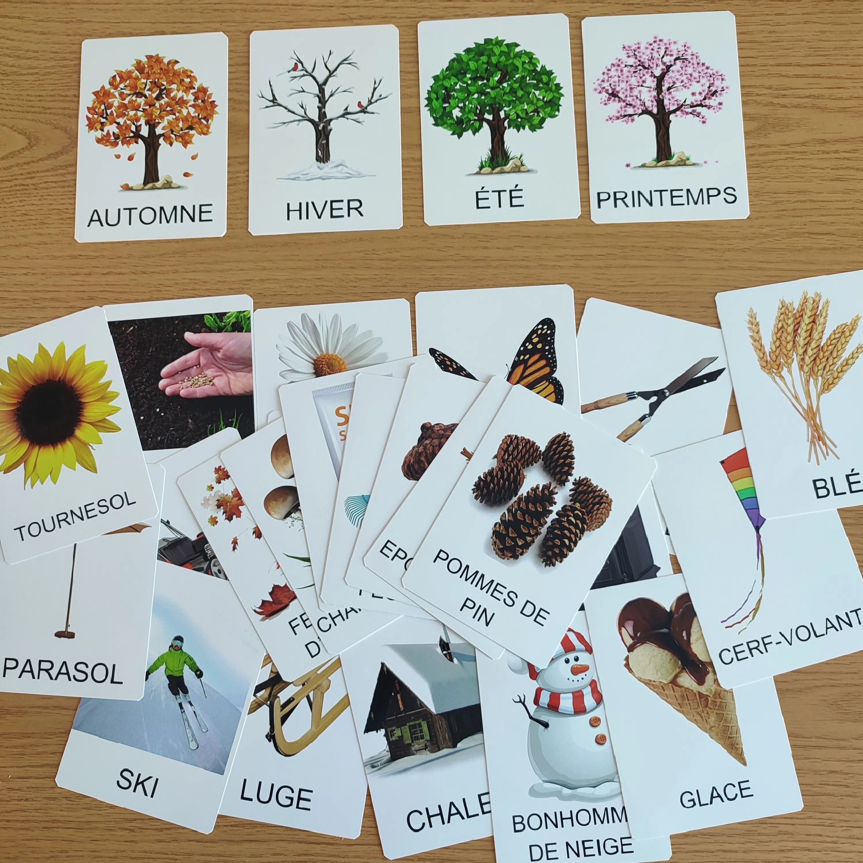 28 Cartes des 4 saisons