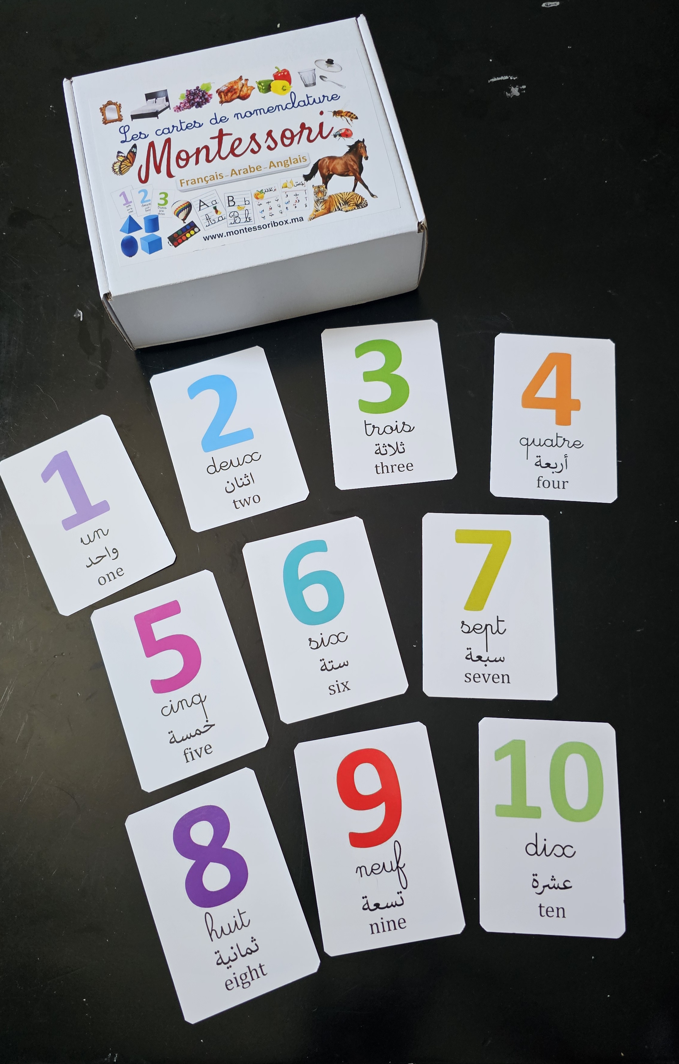 Pack 3 langues, recto verso, 380 images. 190cartes.