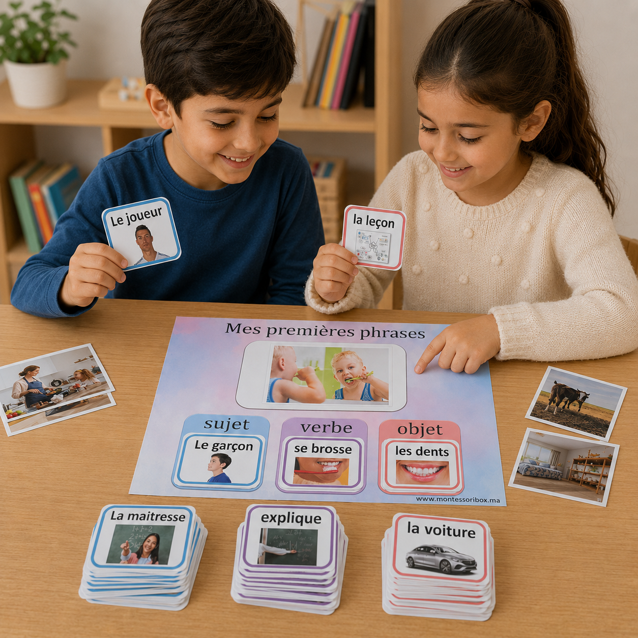 Activité de composition des phrases