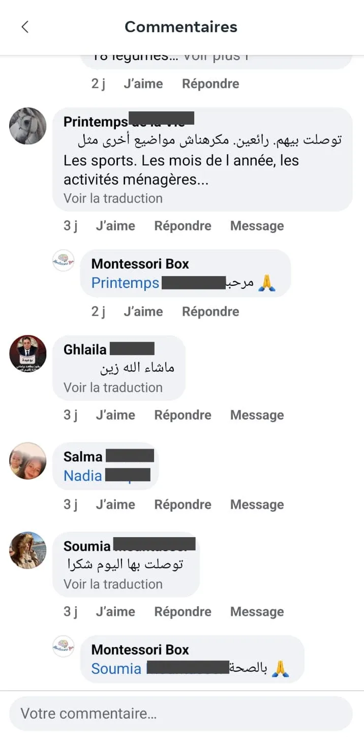 Avis client MontessoriBox