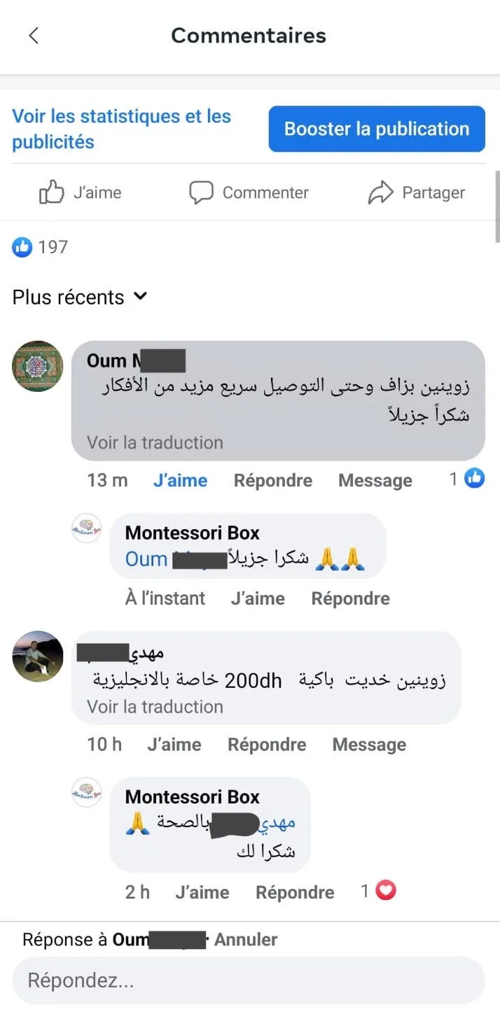 Avis client MontessoriBox